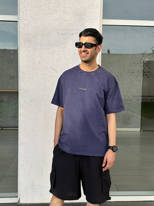 BLUE STONEWASH OVERSIZED TSHIRT