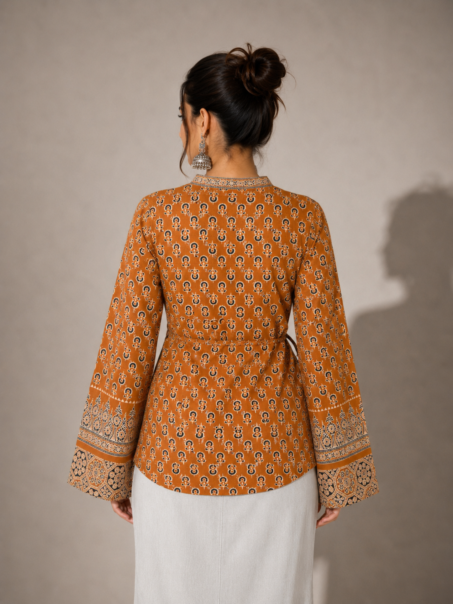 Heer Shortline Top in Mustard Yellow