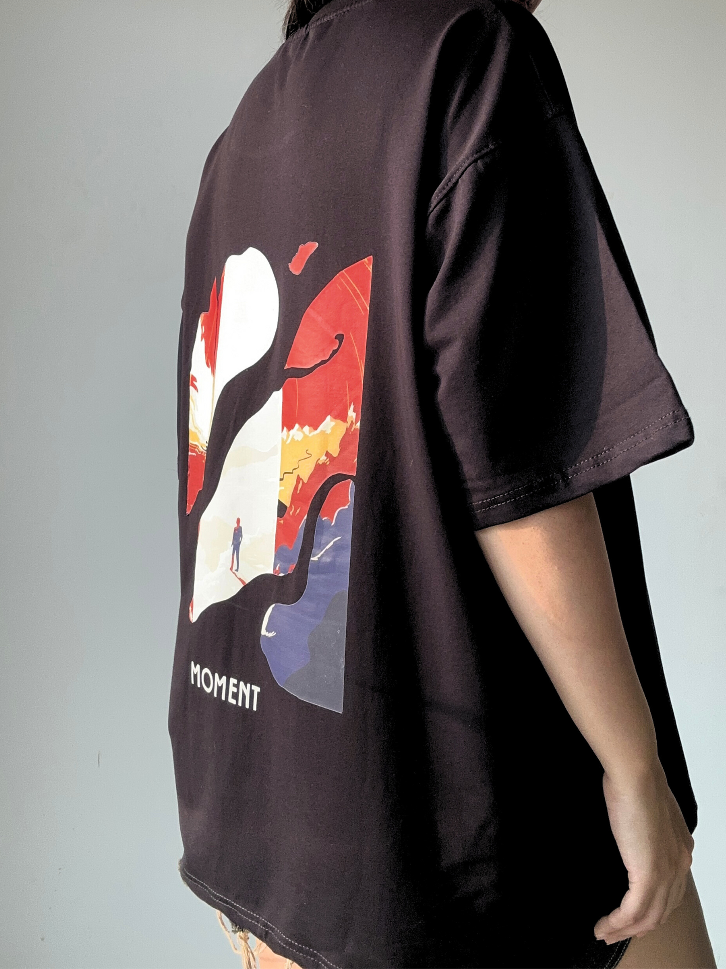 BLACK DARK TRANQUILLITY OVERSIZED TSHIRT