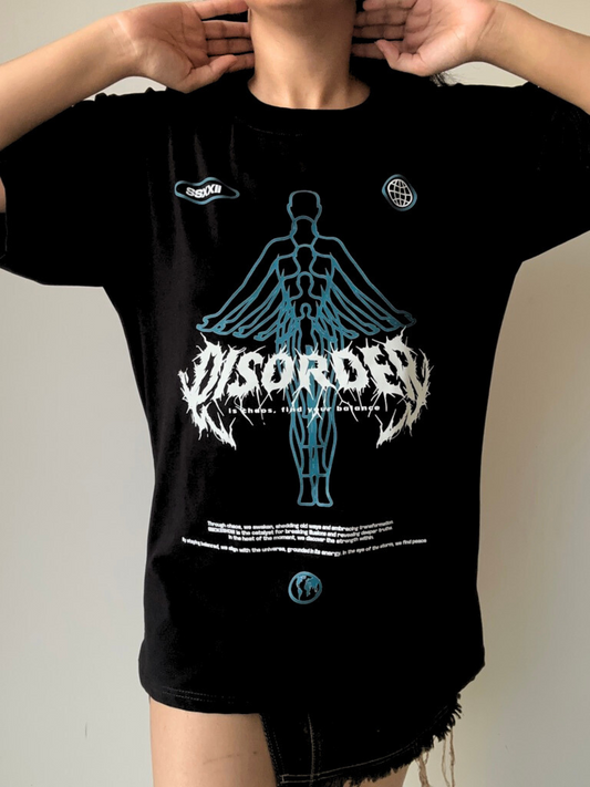 BLACK DISORDER OVERSIZED TSHIRT