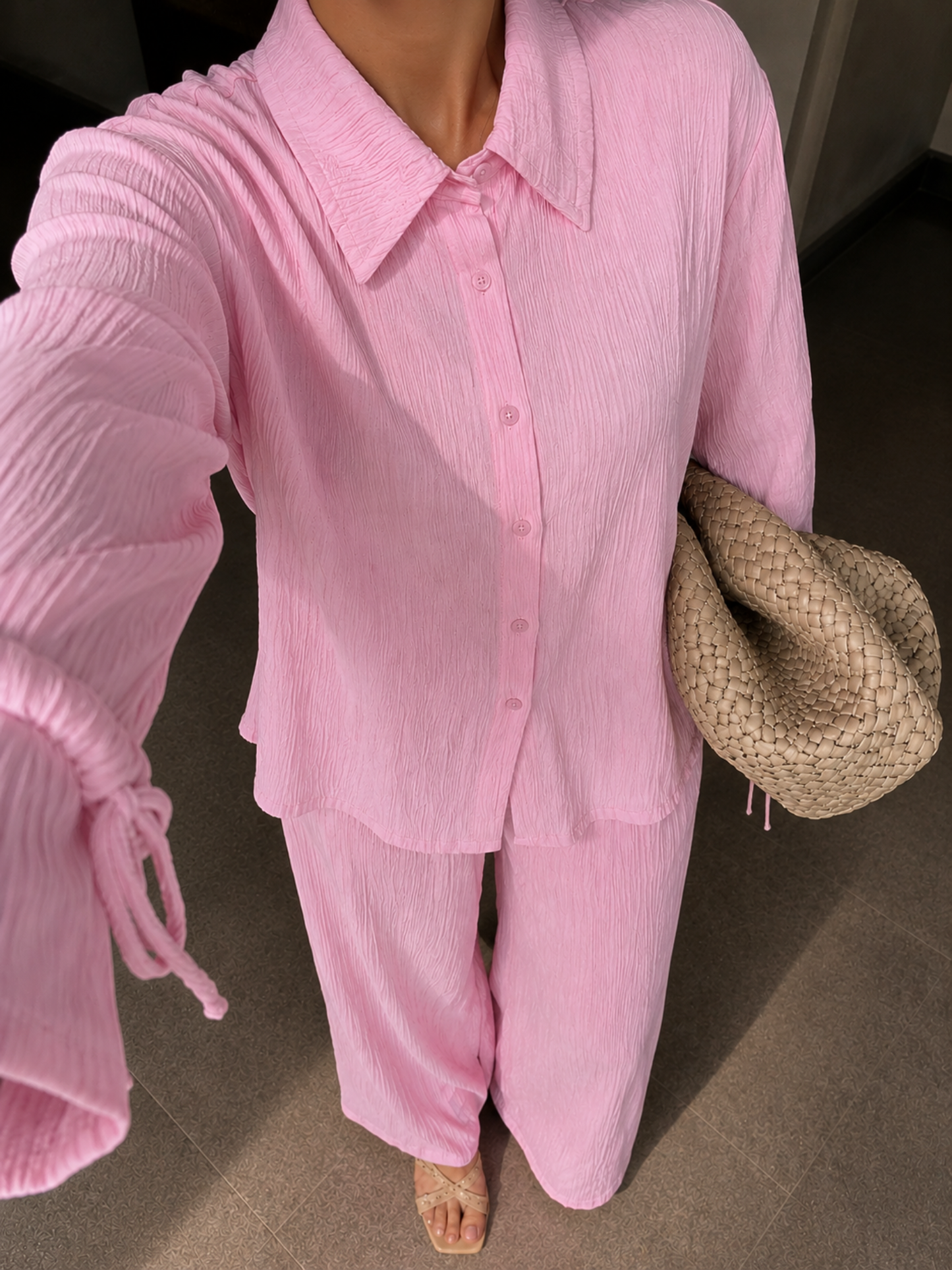 Rooh Set in Baby Pink