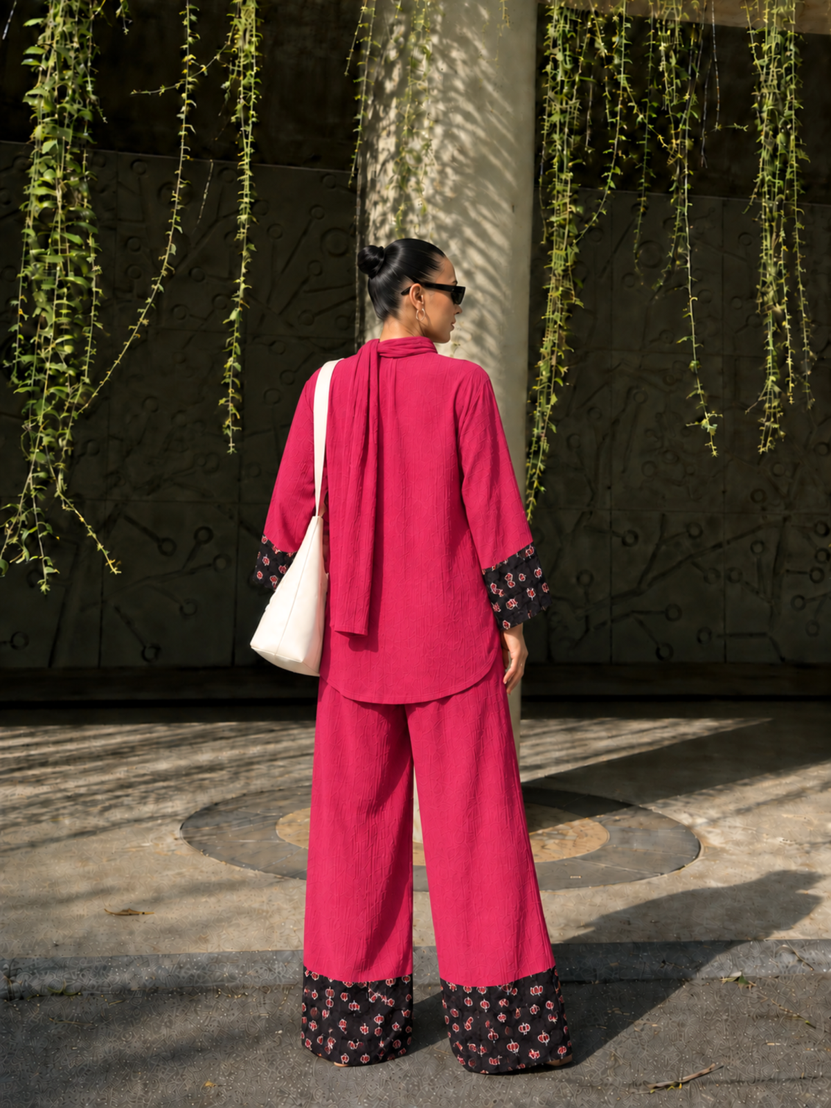 Dua Set in Hot Pink