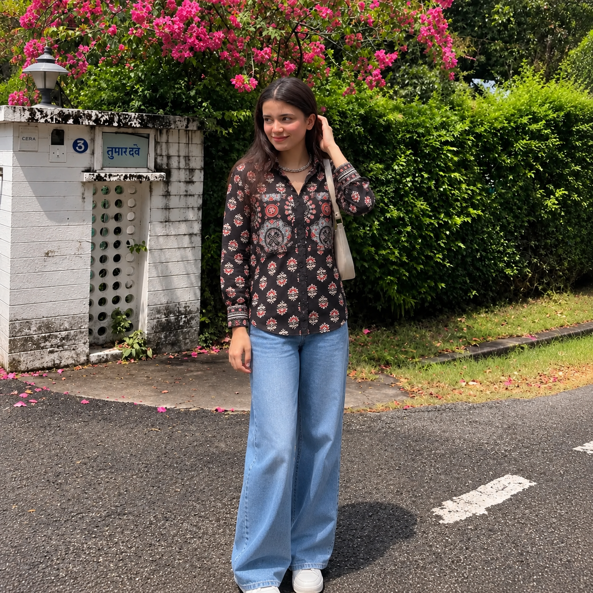 Ada Shirt in Black by ss