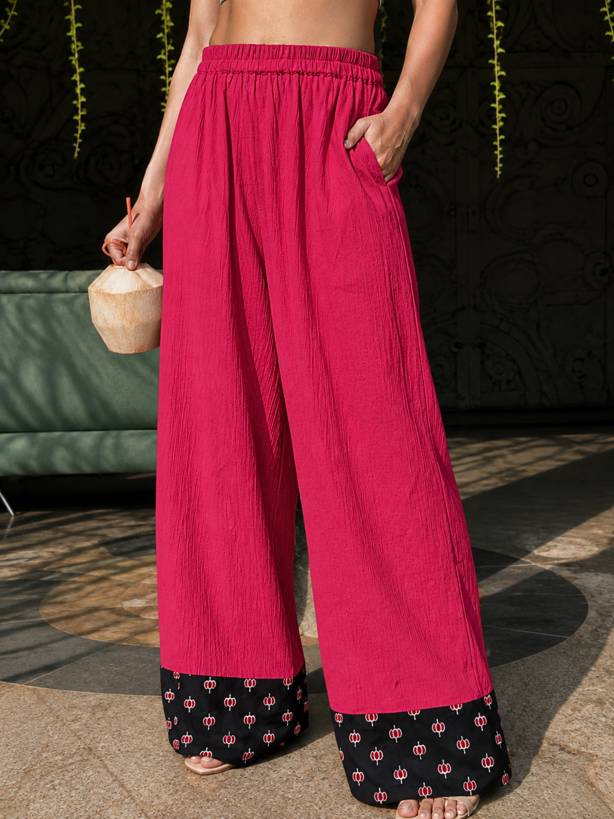 Dua Set in Hot Pink