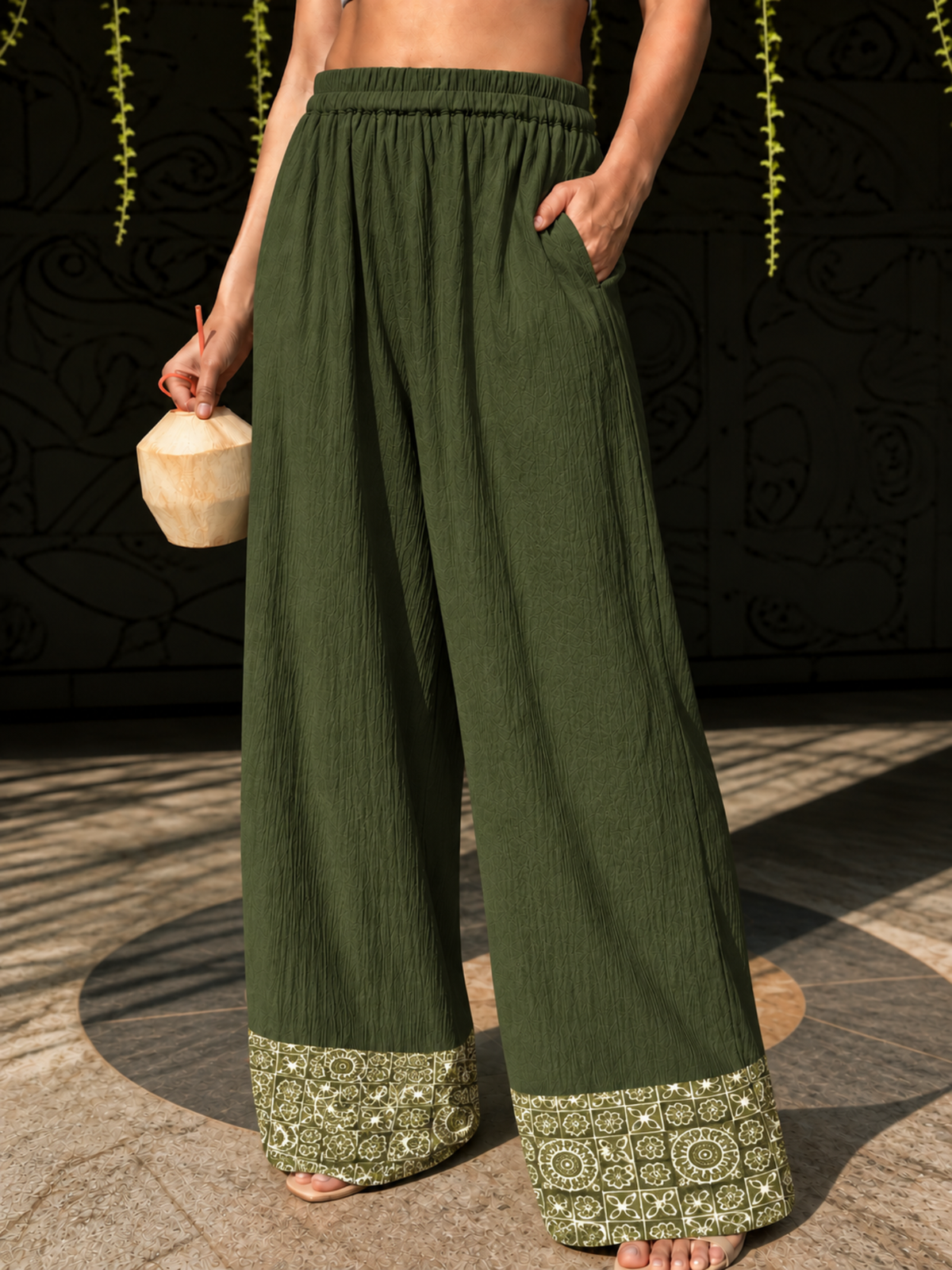 Dua Set in Olive