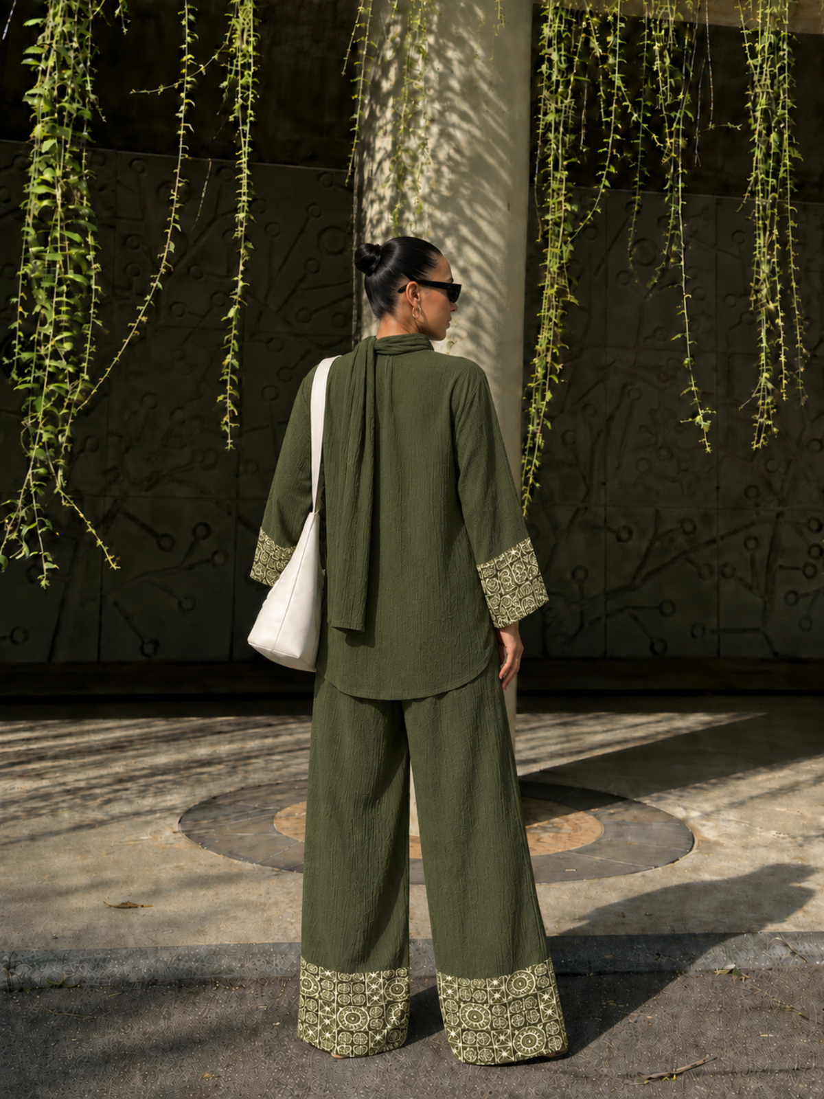 Dua Set in Olive