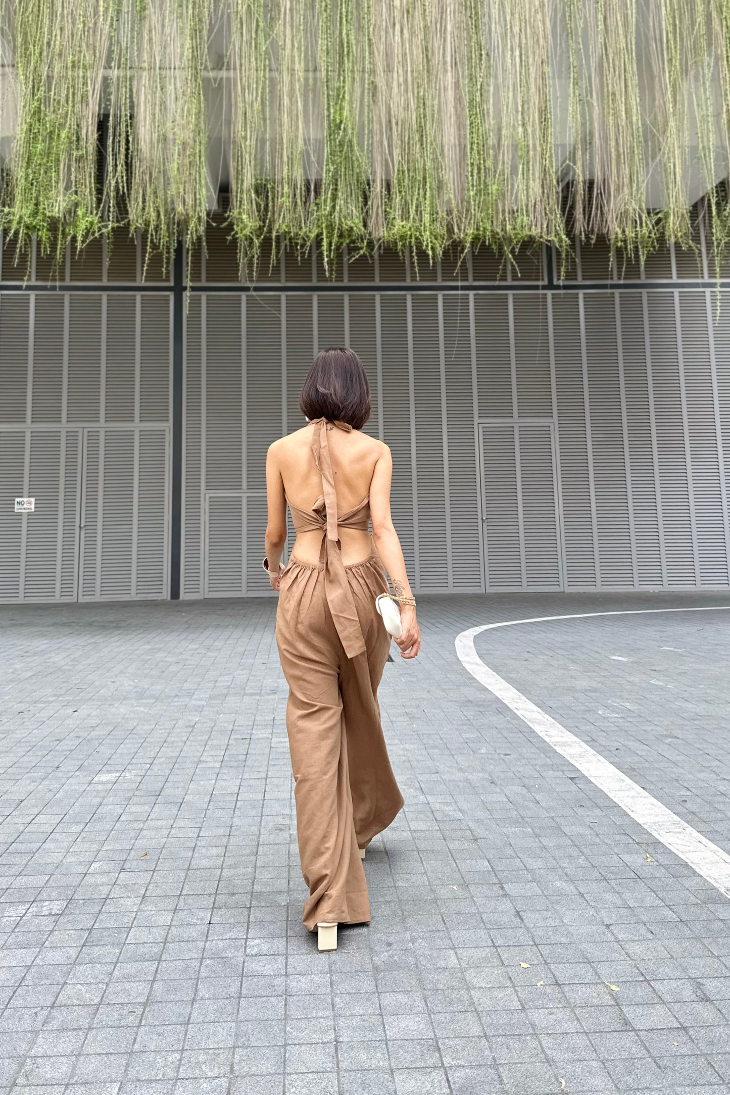 ANNA Jumpsuit in Caramel