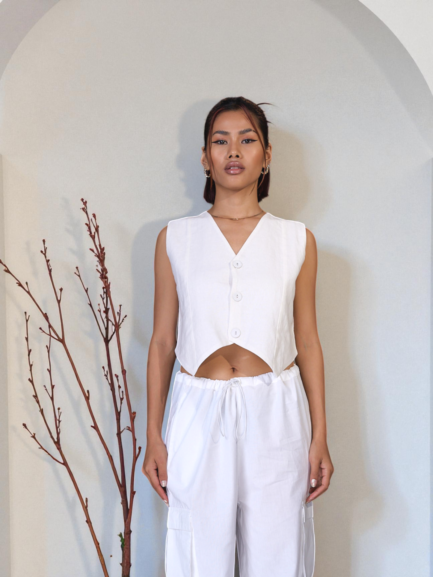 STELLA Vest in White