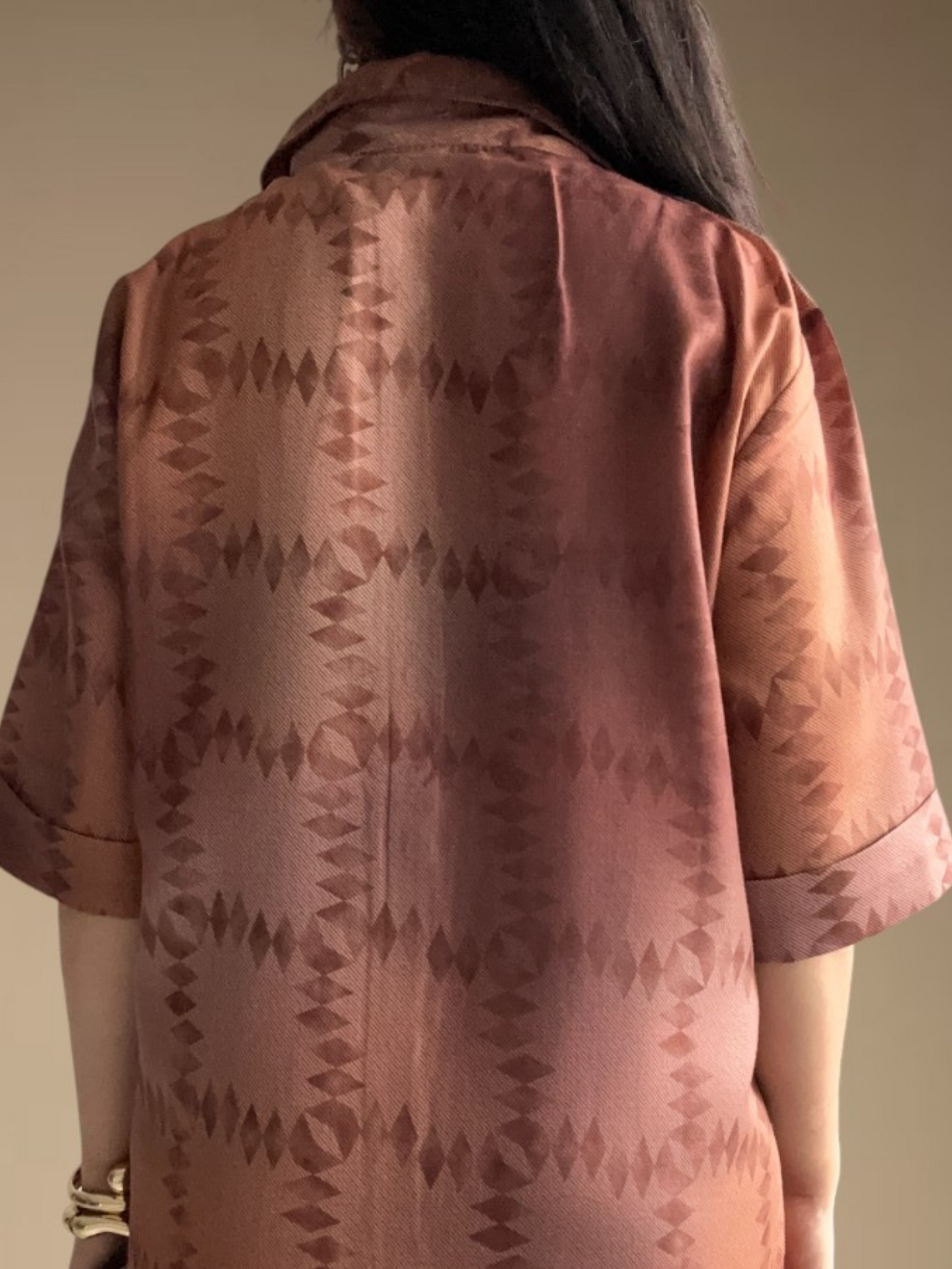 Nadia Kaftan Dress in Brown