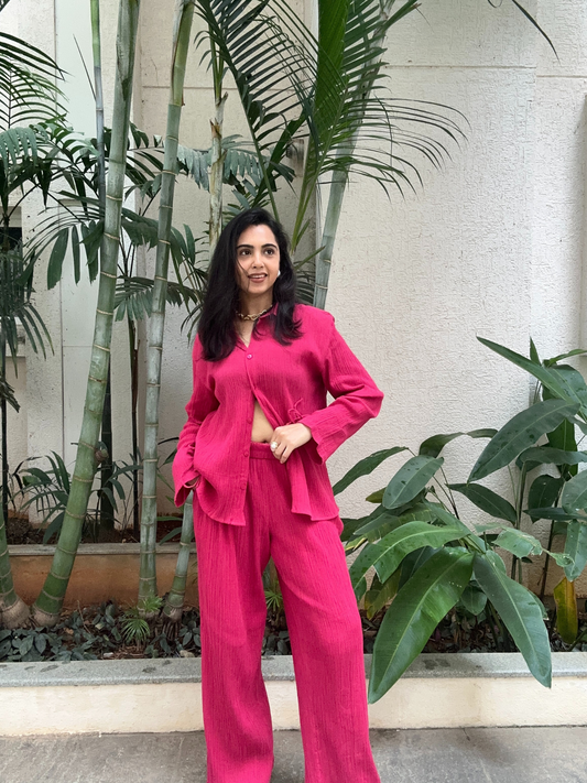 Rooh Set in Hot Pink