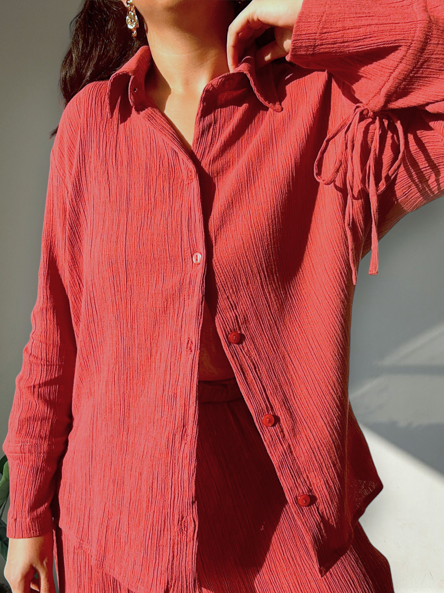 Rooh Set in Crimson