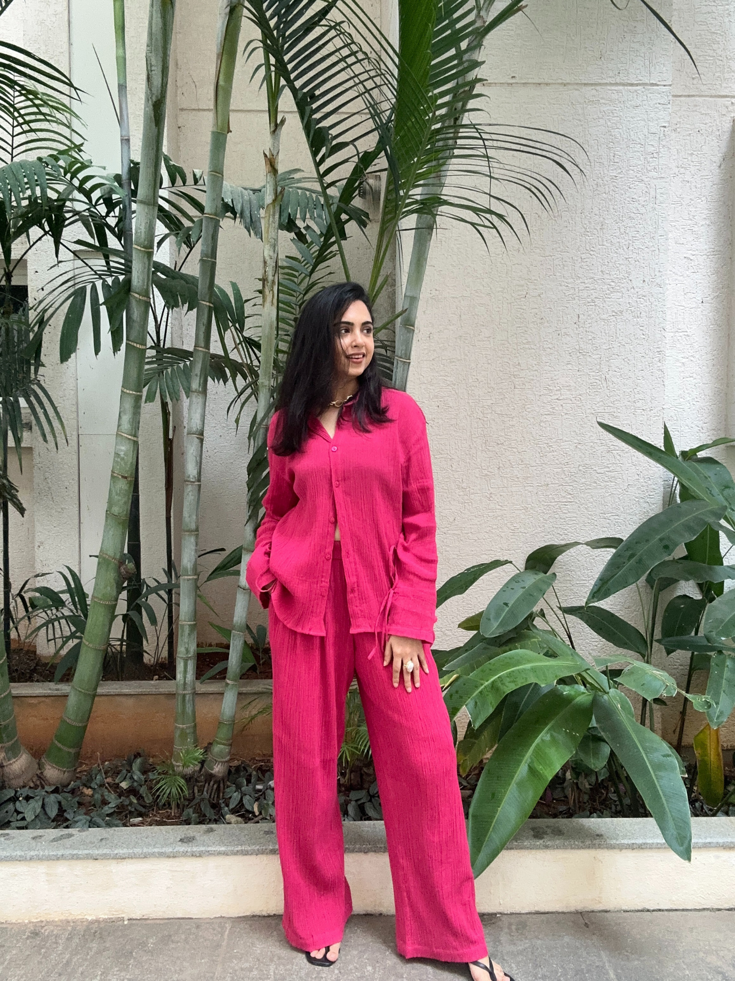 Rooh Set in Hot Pink