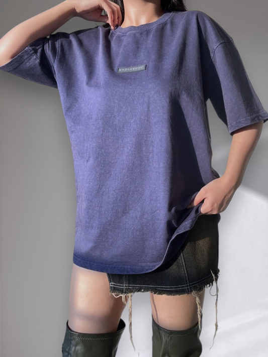 Blue Stone Wash heavy weight UNISEX Oversized Tshirt