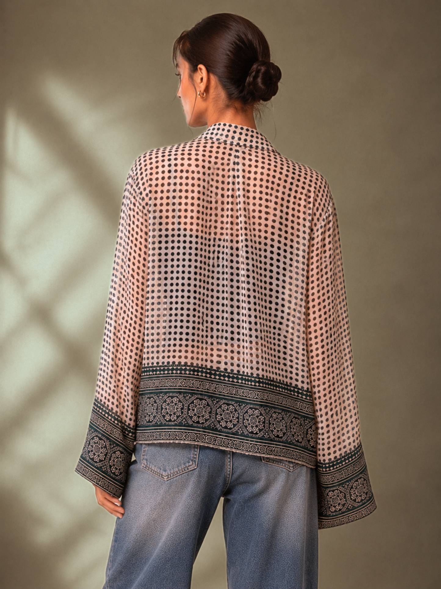 Lisa Sheer Tie-up Shirt