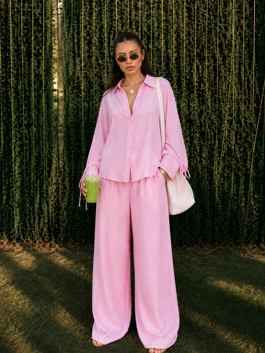 Rooh Set in Baby Pink