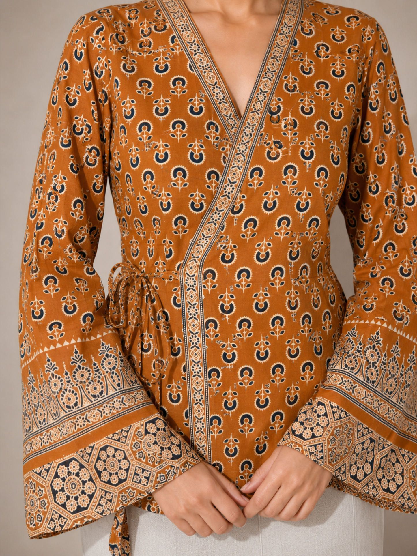 Heer Shortline Top in Mustard Yellow