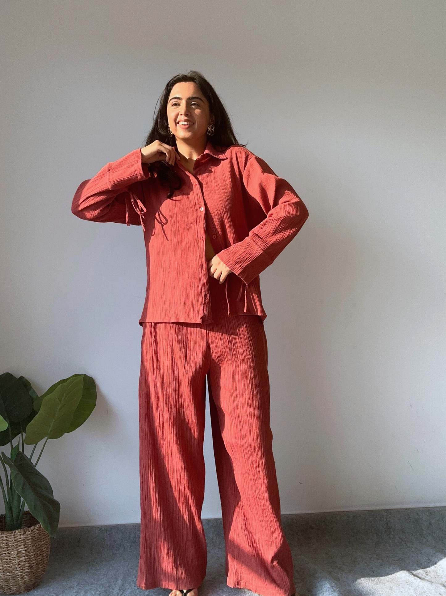 Rooh Set in Crimson