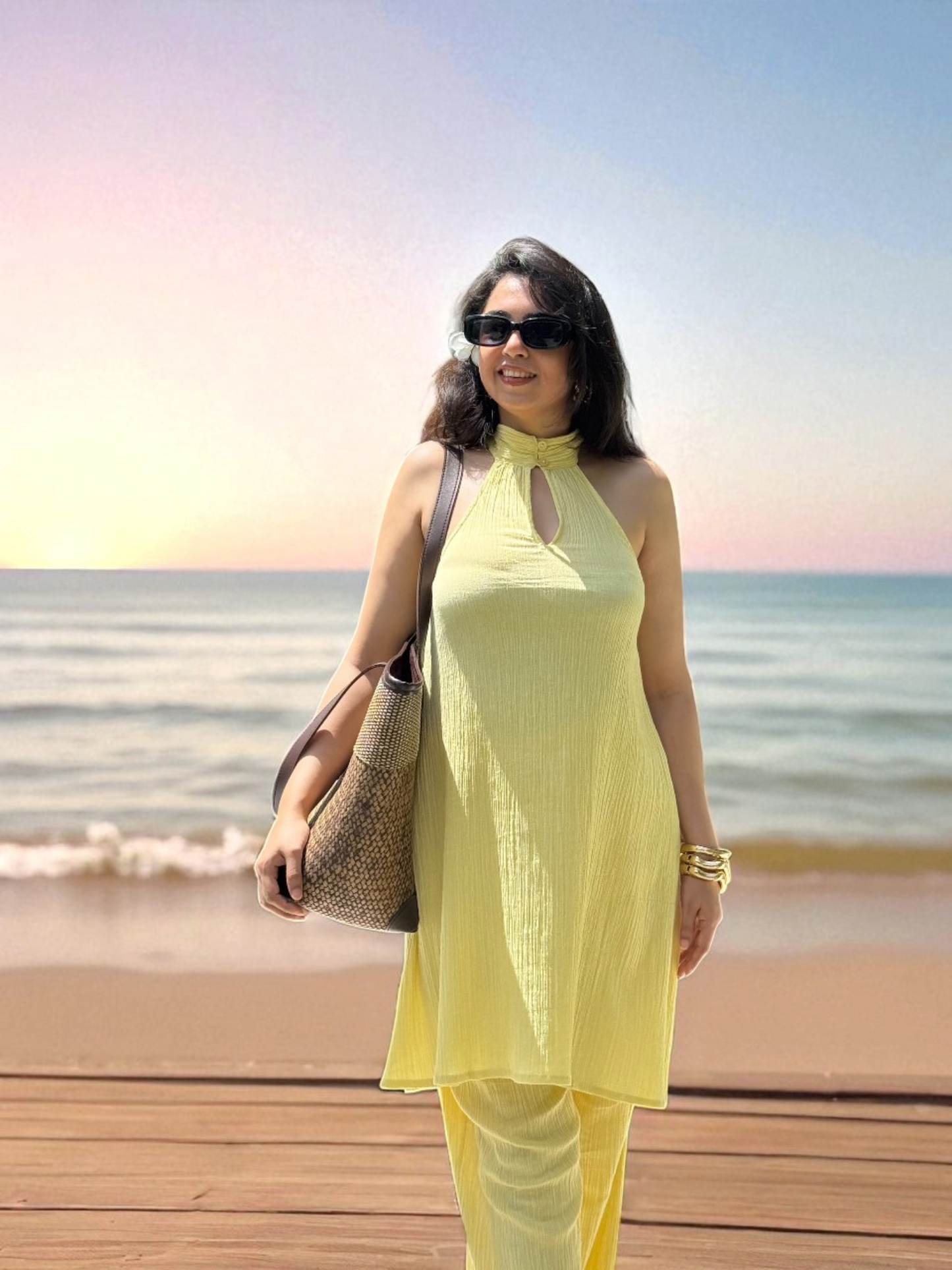 Noor Set in Yellow
