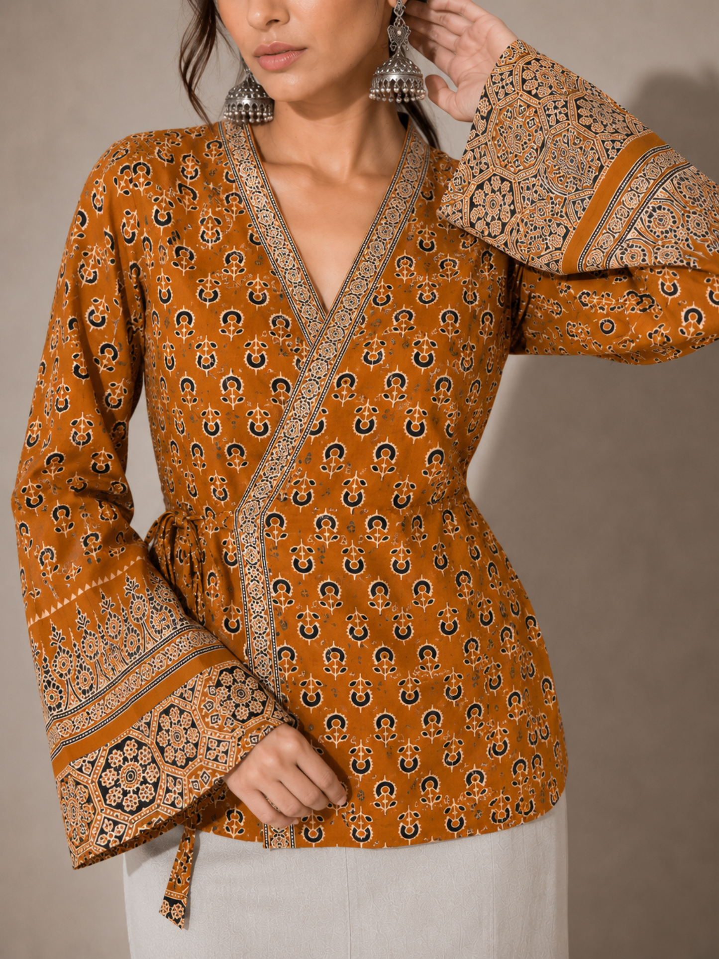 Heer Shortline Top in Mustard Yellow