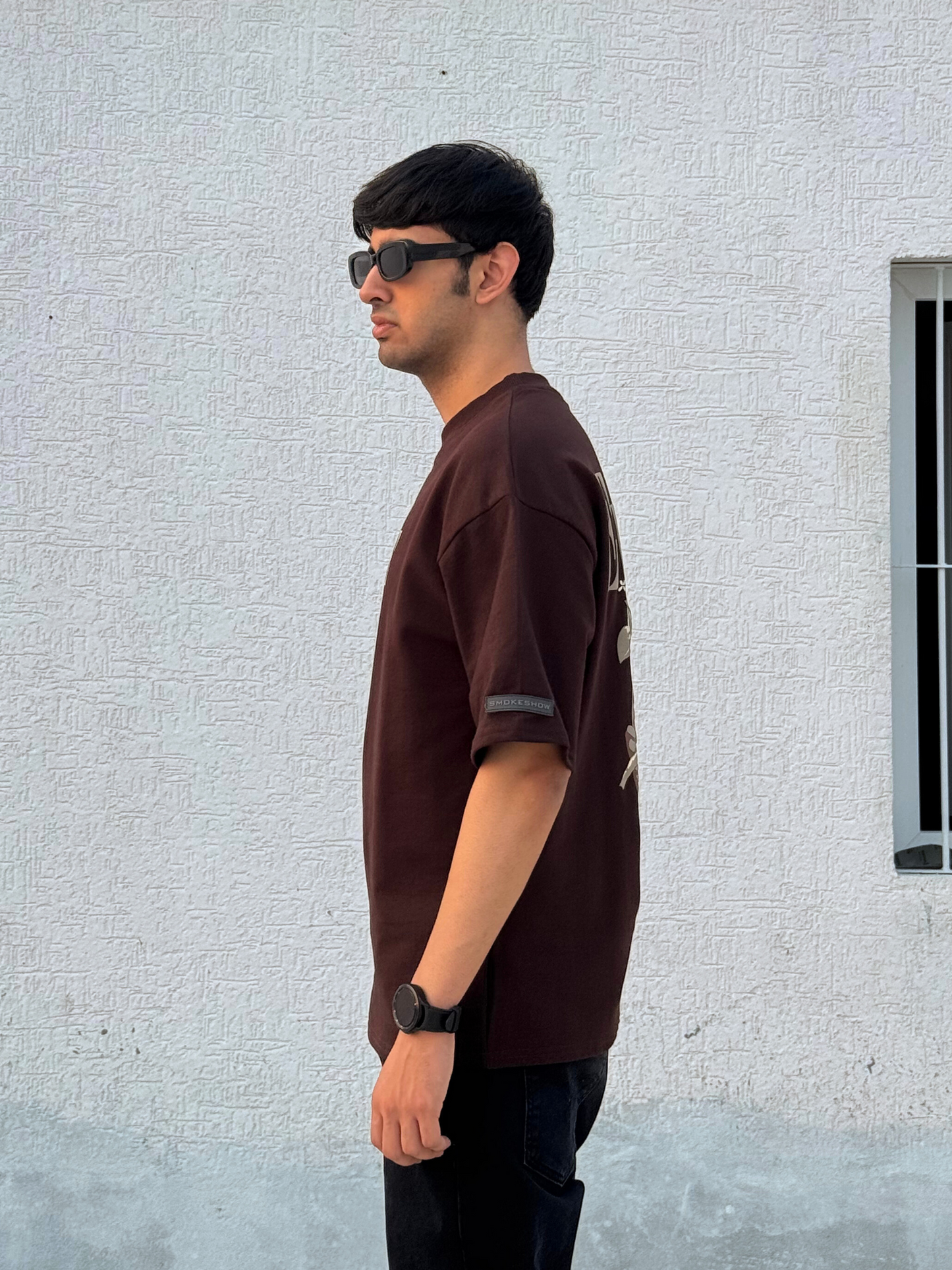 Brown Evolve Oversized Tshirt