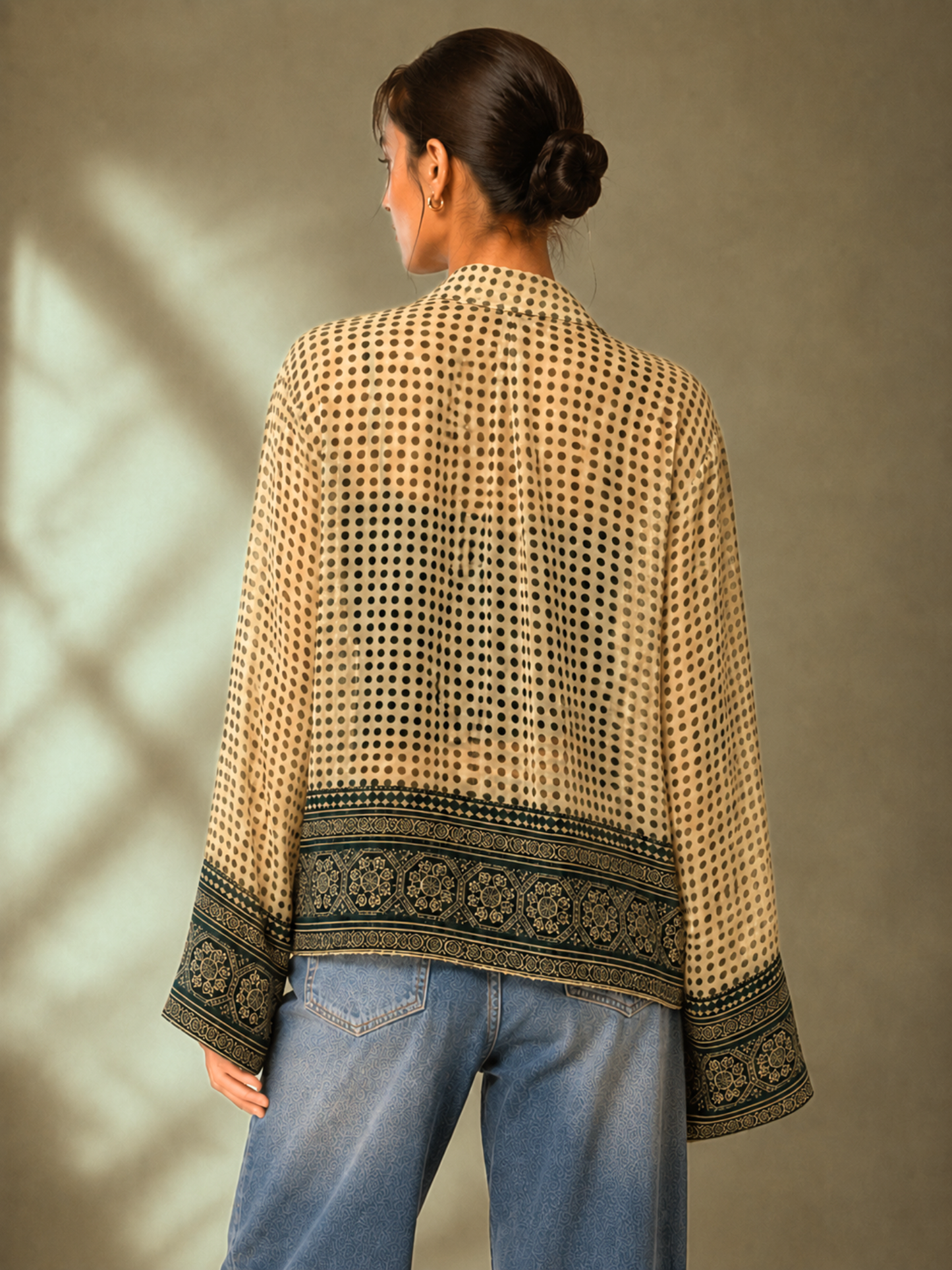 Lisa Sheer Tie-up Shirt