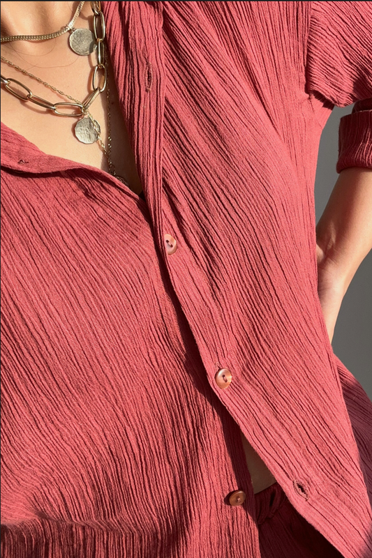 Rooh Set in Crimson