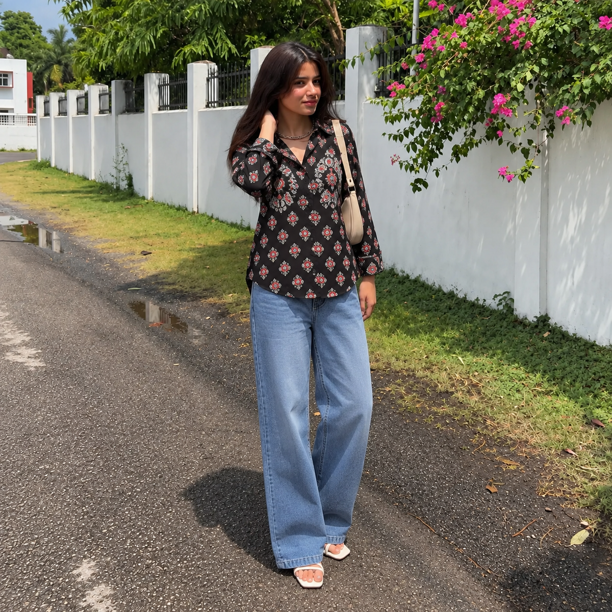 Ada Shirt in Black by ss