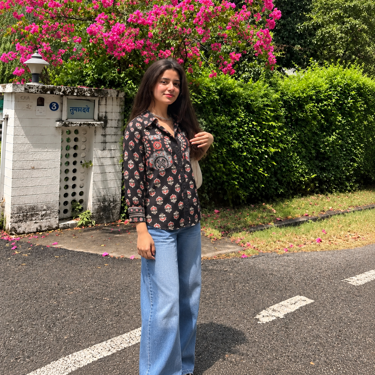 Ada Shirt in Black by ss