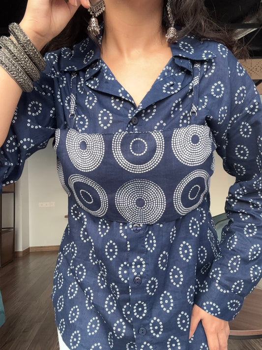 Roohani Shirt in Blue