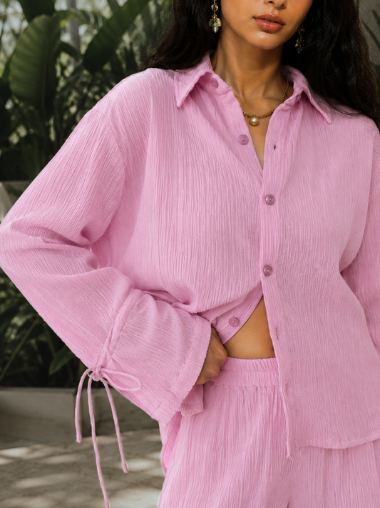 Rooh Set in Baby Pink