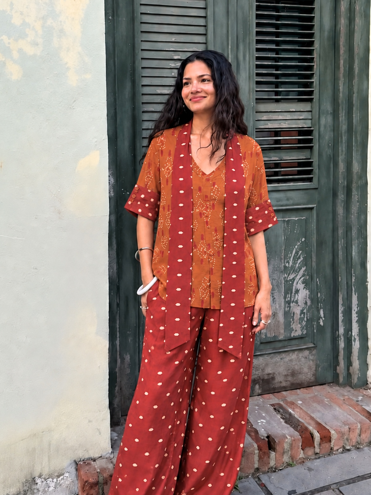 Arya Set in Mustard