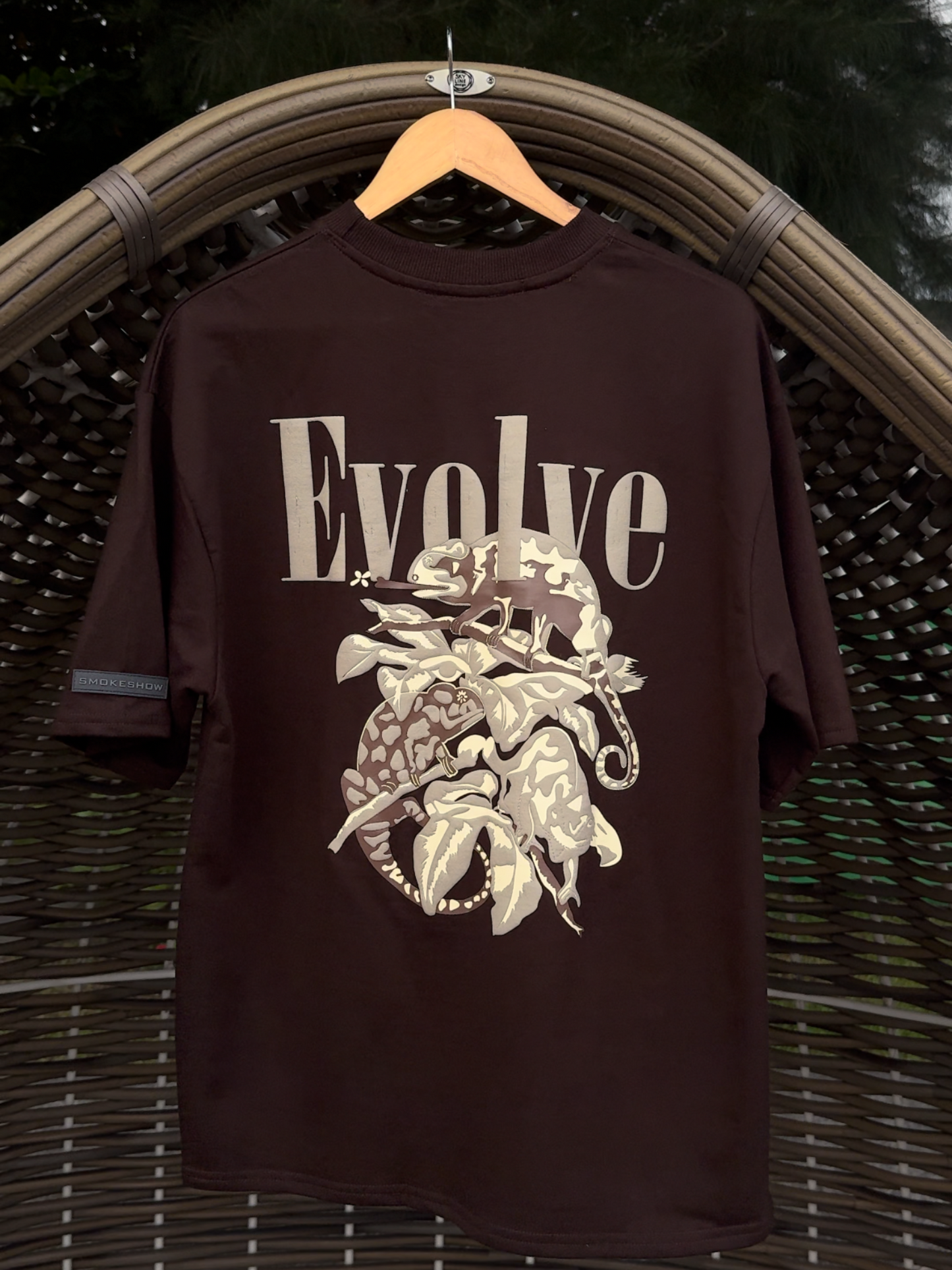Brown Evolve Oversized Tshirt