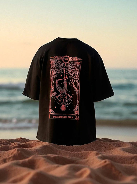BLACK INVERSE WISDOM OVERSIZED TSHIRT